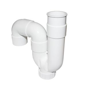 Lijmsifon / buissifon ABS 32mm universeel wit