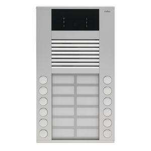 Opbouwbuitenpost 20mm met 12 bellen in 2 rijen en camera