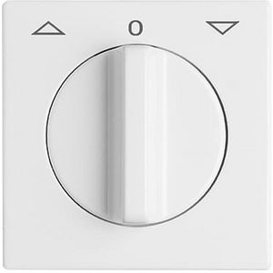 Centraalplaat v inbouw jaloeziesch draai IP44 A-w alpinwit (2142 DR-34)