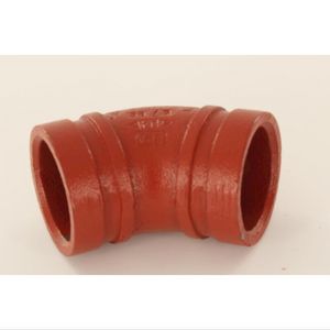 Bocht 45° groef 11 oranje 2"x60,3mm