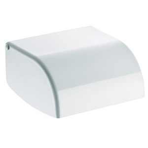 Toiletpapierhouder voor rol RVS 304 wit epoxy