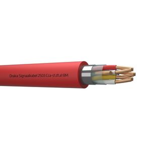 Haspel a 500m. signaal kabel afg Cca rd# 3x2x0,8mm 2503 BM