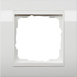 Afdekraam 1-voudig bred Gira Standard 55 zuiver wit