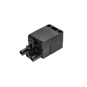 Stekerdeel met trekontlasting ST18/3s2 ZEVN zwart rd VVE=200