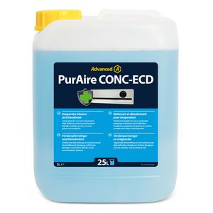 Verdamperreiniger/ontgeurder PURAIRE concentraat flacon 5ltr. Advanced