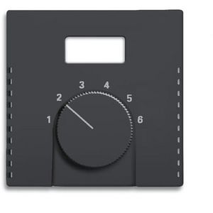 Centraalplaat voor thermostaat 1094/97UTA f-matzwart