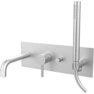 Complete LIGHT inb bad/douchemengkraan + omsteller uitloopLIG001ST RVS-look