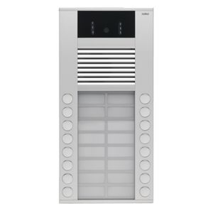 Opbouwbuitenpost 20mm met 16 bellen in 2 rijen en camera