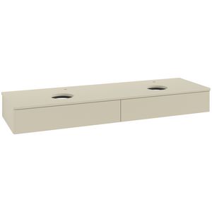 Wastafelonderkast Antao 1600x190x500mm S.Grey Matt Lacquer K17050HJ