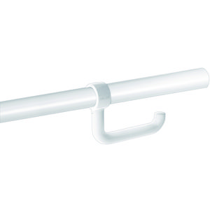 Closetroouder nylon wit tbv toiletbeugel 32-34mm