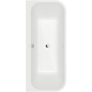 Back-to-wall bad 800x1800mm White Alpine Architectura