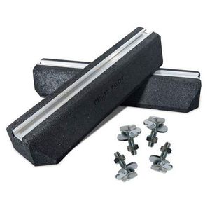 Rubber opstelblok set + bevestiging L=1000mm/H=95mm