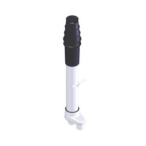 Dakdoorvoer Ø80/125+br.st zwart d-p/p