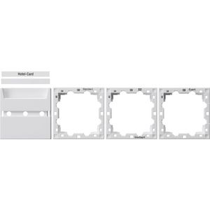 Acces. Hotel-Card System 55 zuiver wit