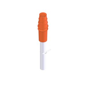 Dakdoorvoer Ø80/125 rood d-p/g