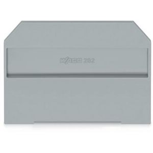 Afsluit-+tussenplaat 4mm grijs 282-311 VVE=25