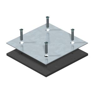 Blindplaat montageopening Telitank 100x100x3
