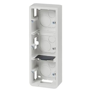 Opbouwbehuizing verticaal 40mm 6 modulen Mosaic