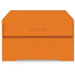 Afsluit-+tussenplaat 4mm oranje 282-312 VVE=25
