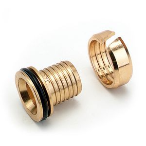 Knelset PE-X messing 14x2,0 voor knelhuis 15mm