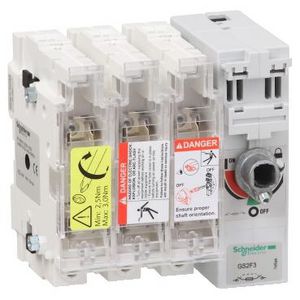 Zekeringlastscheider 3P(3M) 50A NFC 14x51mm TeSys GS