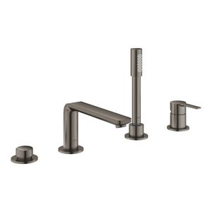 Lineare new 4-gats badrandcombinatie hard graphite geborsteld (mat donker grijs)