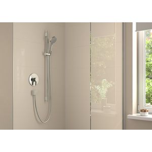 Raindance Unica S Puro glijstang L900mm chroom met Isiflexslang