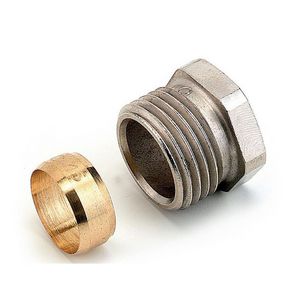 Knelset staal/koper 1/2"x15mm 824RMC