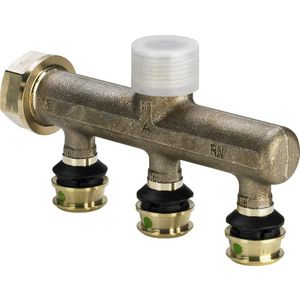 Verdeler RAXOFIX 3/4"bt.dr. 3 x aansluitingen 16mm pers 5326.07