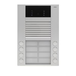 Opbouwbuitenpost 20mm met 8 bellen in 2 rijen en camera