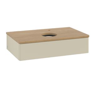 Wastafelonderkast Antao 800x190x500mm S.Grey Matt Lacquer L08051HJ