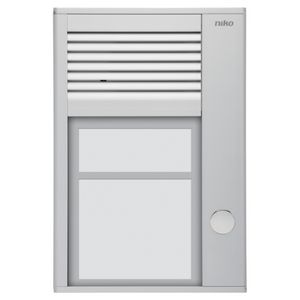 Opbouwbuitenpost 16mm met 1 bel