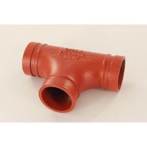 T-stuk groef 20 oranje, 2"x60,3mm