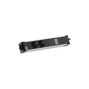 STEP ALU 2x 230V RA 1x USB C/C chrgr 100W GST o.g. in/uit