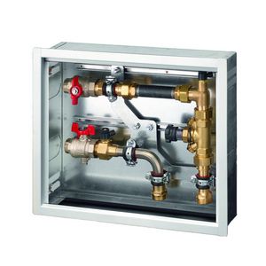 Floorbox zij-aansluiting vloerverw. zonder verdeler