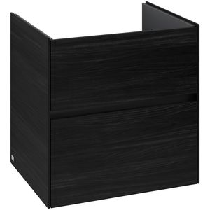 Wastafelonderkast Collaro 611x610x480mm Black Oak C143B0AB