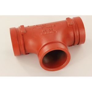 T-stuk groef 20 oranje, 21/2"x76,1mm