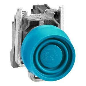 Drukknop Terugvering 22mm 1NO ATEX Blauw/ch Harmony XB4