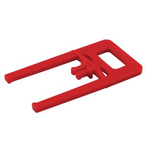 Afsluitsleutels toevoer/afvoer rood OneFlow + OFPSYS VVE=2