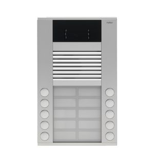 Opbouwbuitenpost 20mm met 10 bellen in 2 rijen en camera