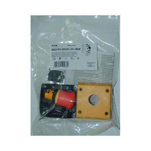 Nood-Uit 38mm 0M+2V trekontgrendeld onverlicht in behuizing