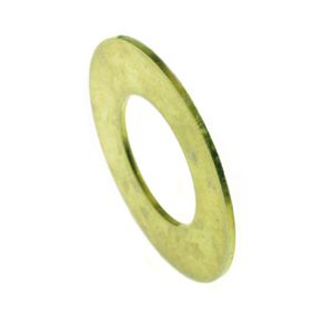 Messing sluitring 1/2x21.5mm dikte 1,25mm
