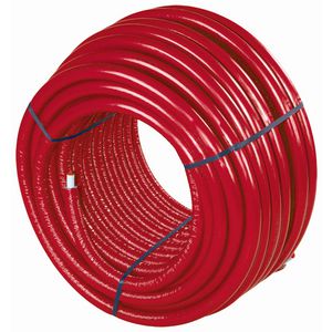 Rol a 100m. Meerl.buis Uni Pipe PLUS iso. S4 20x2,25mm rood