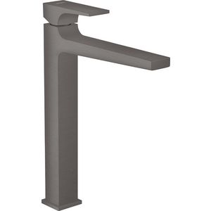 HMetropol 1-hendel wastafelmengkraan 260 brushed black chrome