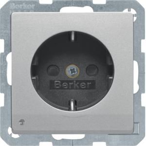 Wandcontactdoos RA led-orient. berker Q.1/Q.3/Q.7 alulook