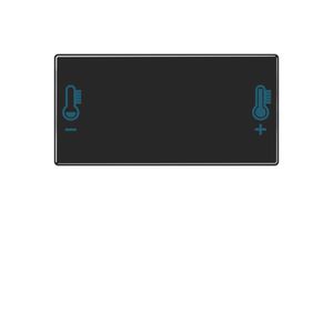 Displayknop met tempsymbool A4093KRMTSD