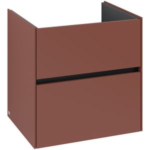 Wastafelonderkast Collaro 611x610x480mm Wine Red C14300AH