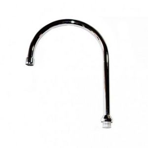 U-bovenuitloop 200mm chroom