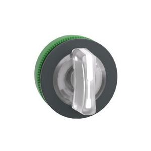 Kop keuzeschakelaar 3 pos Wit Terugvering R naar M Verlic