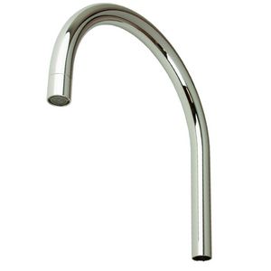 Geometry uitloop 200mm chroom